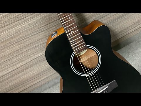 Електро-акустична гітара YAMAHA FSX400C (SMOKY BLACK), видео 2