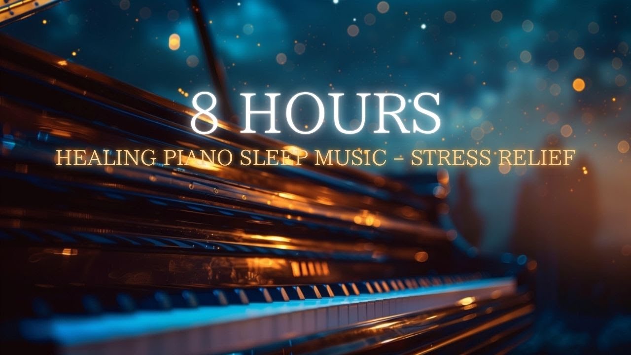 8 Hours Healing Piano Sleep Music – Stress Relief & Deep Relaxation ...