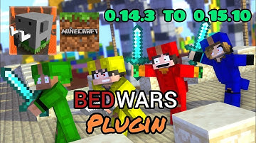 BedWars Plugin For Craftsman, mcpe servers - all host will work - [0.14.3 to 0.15.10]