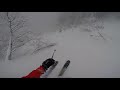 Brevent storm skiing