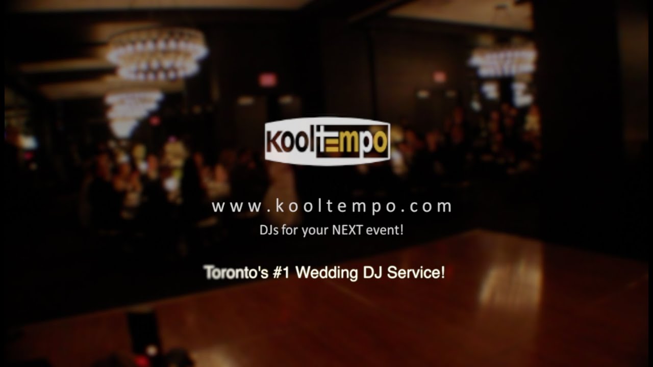 Best Wedding DJ in Toronto Kooltempo Toronto DJ Service YouTube