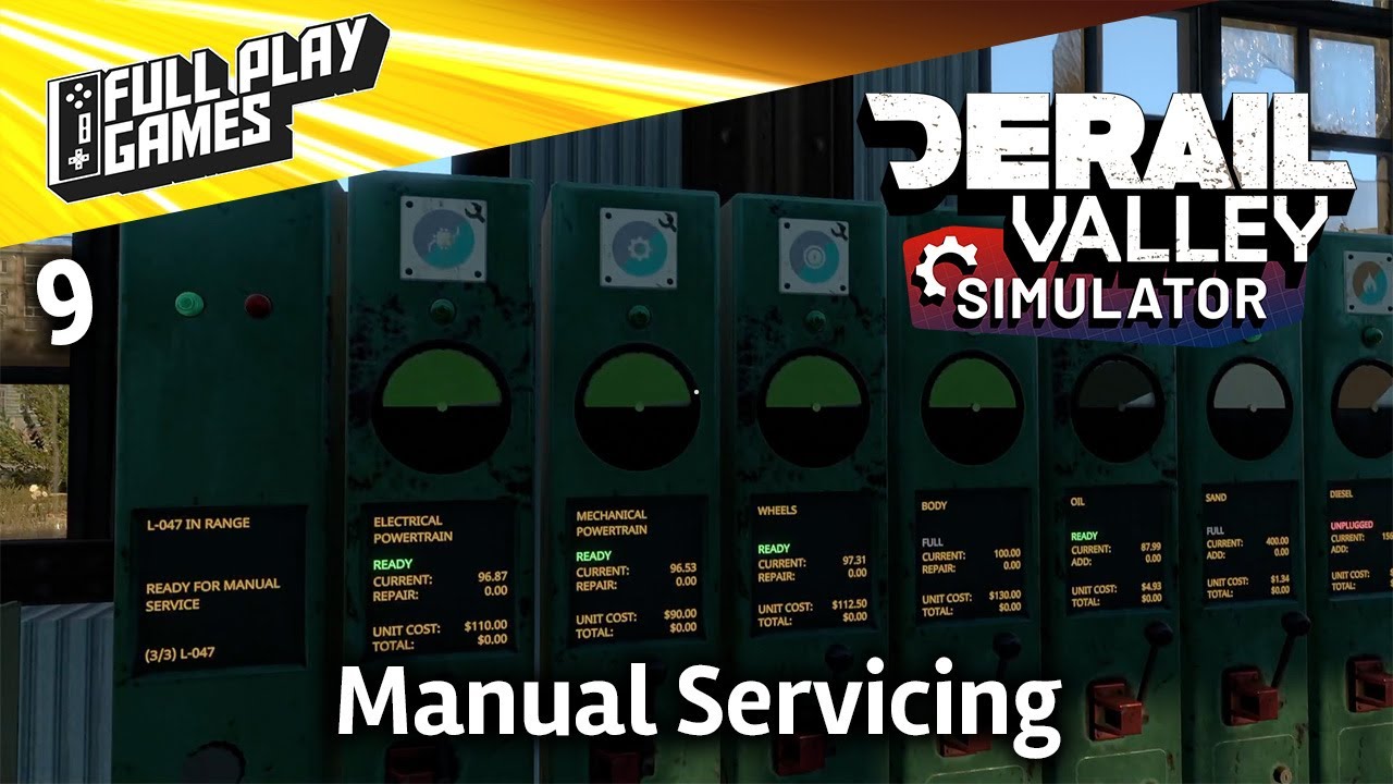 Derail Valley: Simulator | Let's Play Ep9 | Manual Servicing