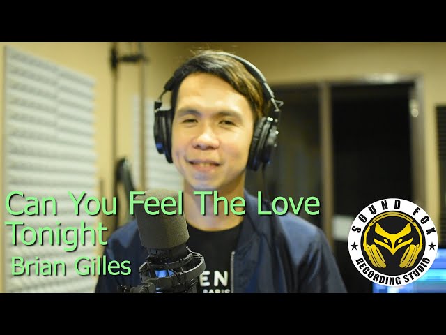 Can You Feel The Love Tonight | Brian Gilles cover with Lyrics