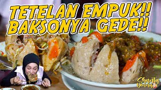 TETELAN EMPUK!! BAKSONYA GEDE!! PONDOKK BAKSO PAK PARJO!!