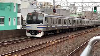 【総武快速線】E217系(Y-46+Y-131編成)小岩駅通過シーン