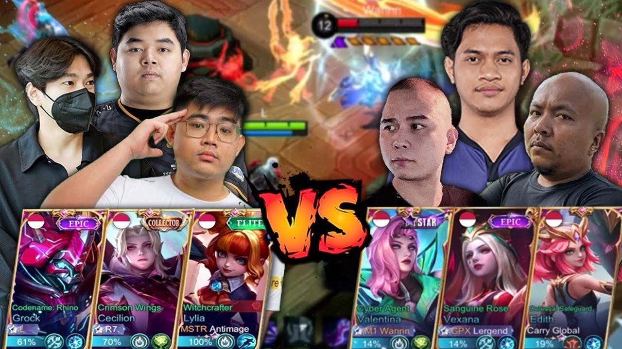 Streamer Analis VS SPJ Tanding Brawl BO 7, Mode Tourney Auto Keluar!! - Mobile Legends