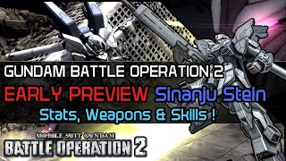 Gundam Battle Operation 2 EARLY PREVIEW - Sinanju Stein