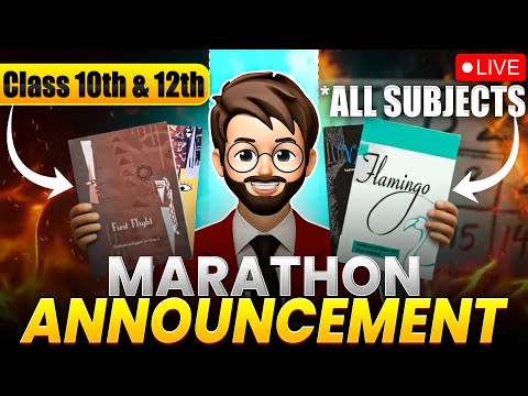 Class 10/12: ENGLISH & All Subjects Marathon Dates Revealed | Boards 2026