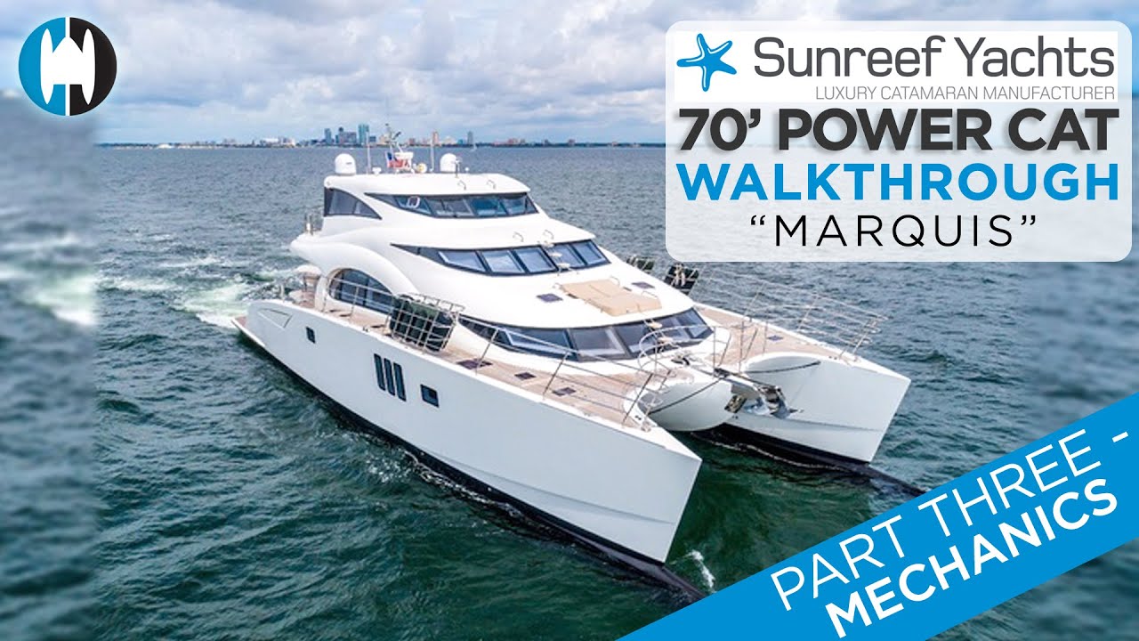 Walkthrough of a Sunreef 70 Power Catamaran |