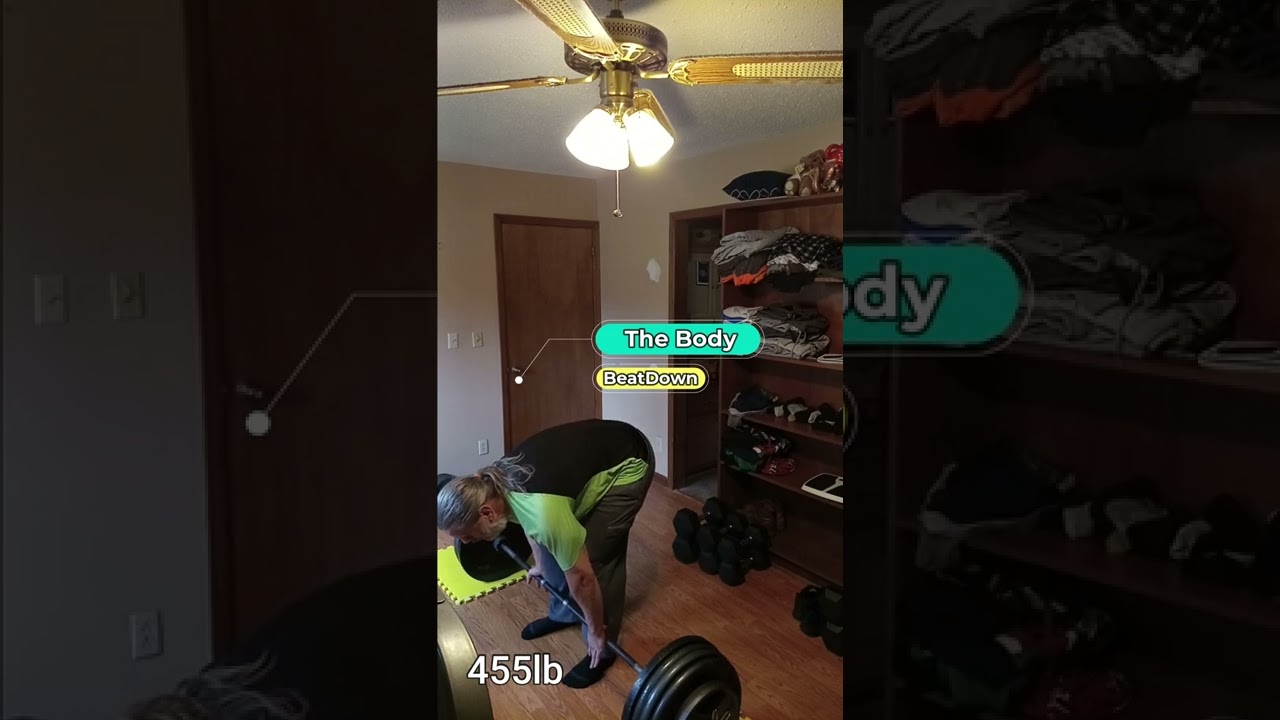 455lb Deadlift PR Attempt Hand Slipping 10 22 22 YouTube
