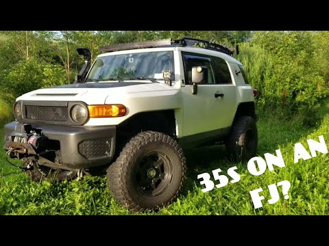 How To Fit 35 Inch Tires On A Toyota Fj Cruiser Youtube