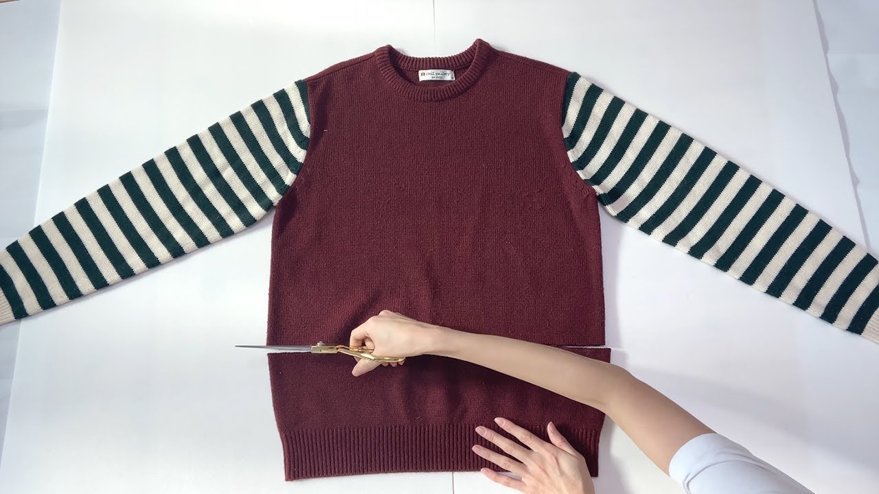 Refashion DIY 3 AWESOM IDEA from Old Sweater 🤩 UPCYCLE Sweaters