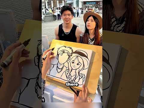 This couple's reaction says it all #art #artist #shorts