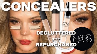 BEST CONCEALERS for Dry Skin, Dark Circles, High Coverage, No Creasing-  Makeup Declutter Ep. 4