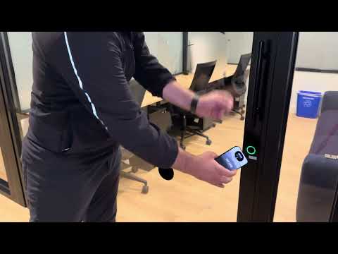Installation in Sliding Door for Dedicated Desks video preview