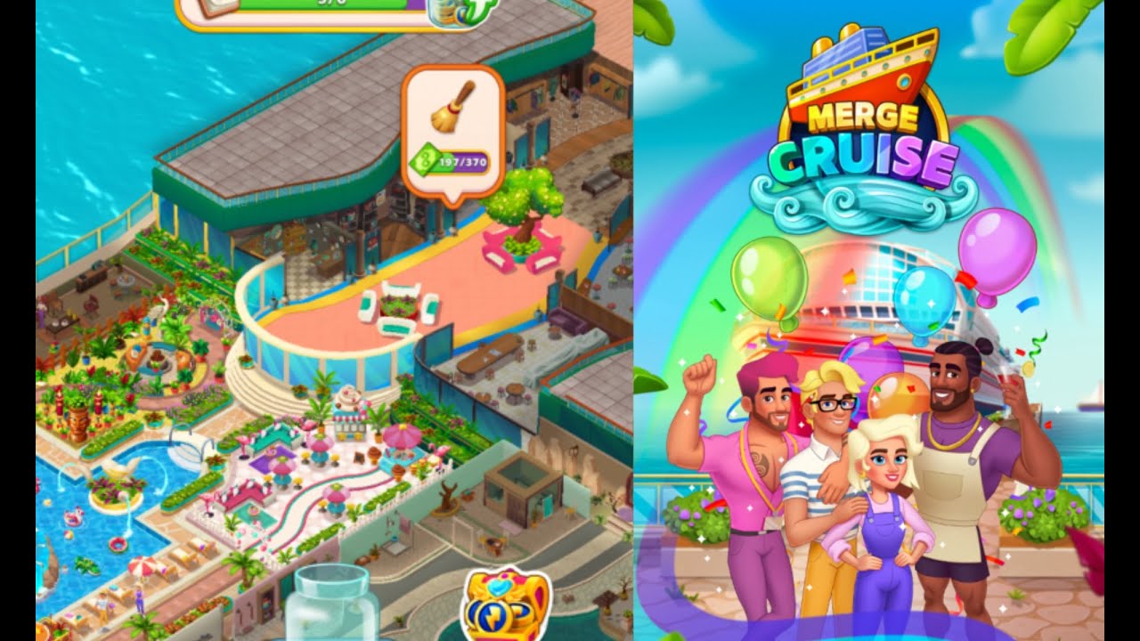 Merge Cruise: Mystery Puzzle | Level  9-10  Part 4 🛳⛴️