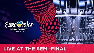 Omar Naber - On My Way (Slovenia) LIVE at the first Semi-Final