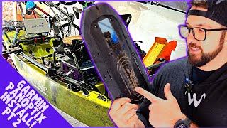 PANOPTIX Kayak Rig Pt. 2 | How To Install Garmin Transducer On Hobie Pro Angler 360
