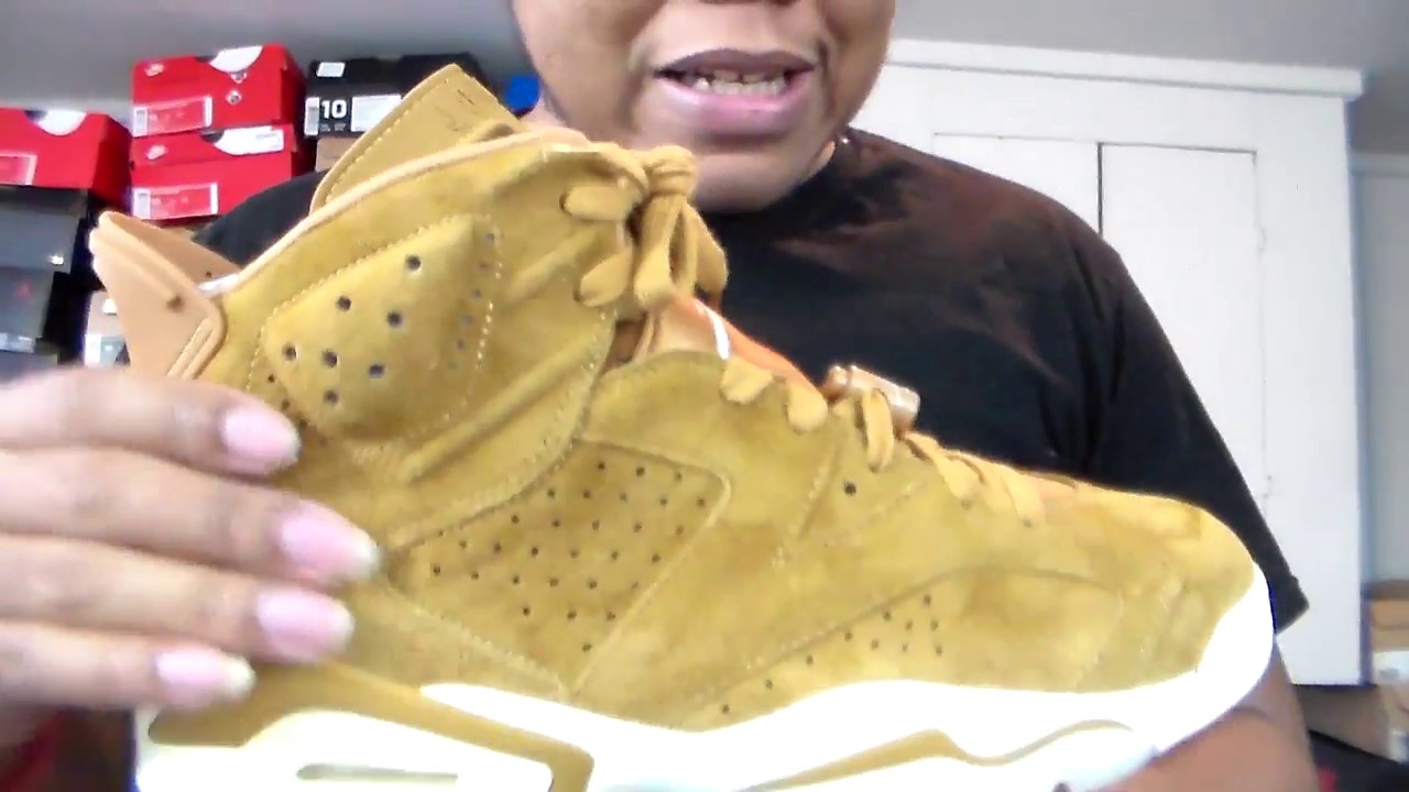 $130 CAMEL HUMP JORDAN 6 VI WHEAT HARVEST...CREAM AND WHEAT BUTTER LIFESTYLE