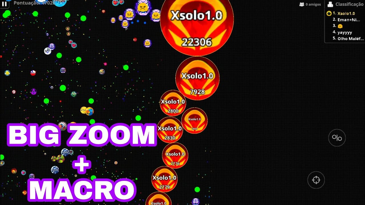 BIG ZOOM + MACRO // New Skins Agario Mobile YouTube