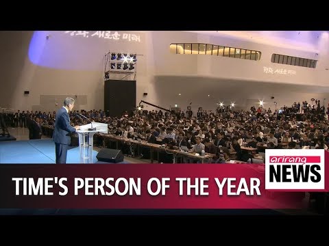 President Moon included on shortlist for TIME magazine's Person of the Year