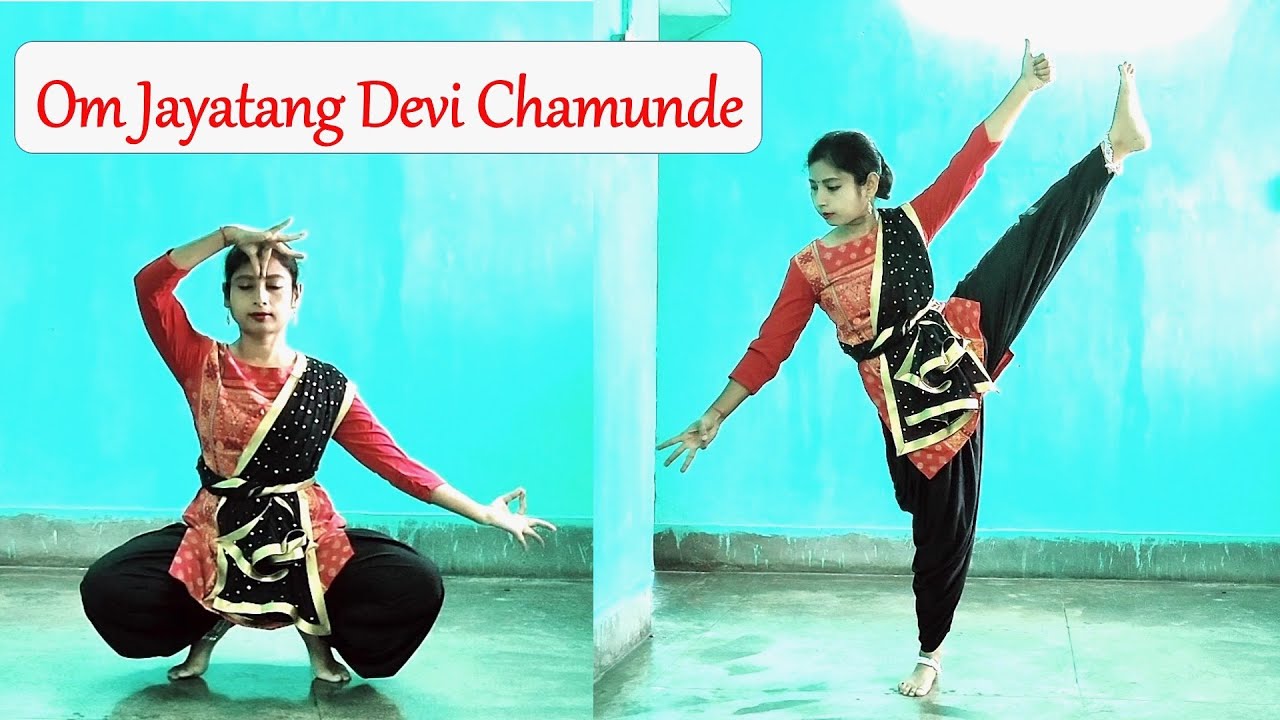Om Jayatang Devi Chamunde dance steps/performance l Indian Classical ...