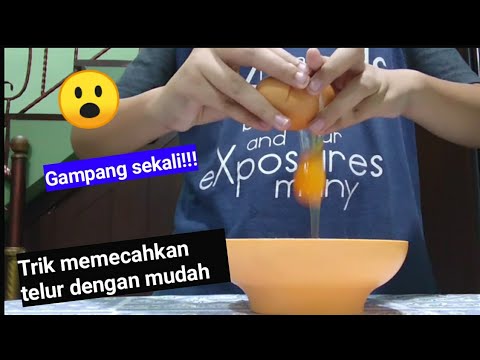 Video: Cara Memecahkan Telur Mentah Dengan Betul