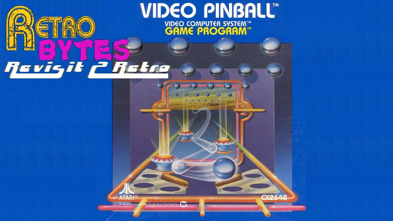 Retro Bytes Video Pinball (Atari 2600 1980) YouTube