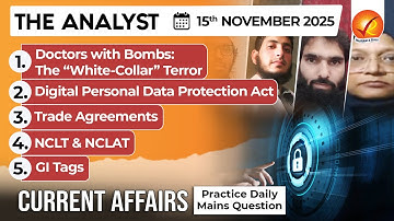 Current Affairs Today 15 Nov 2025 I UPSC Daily Current Affairs I The Hindu Analysis I The Analyst