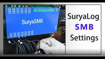 SuryaLog SMB Card Settings