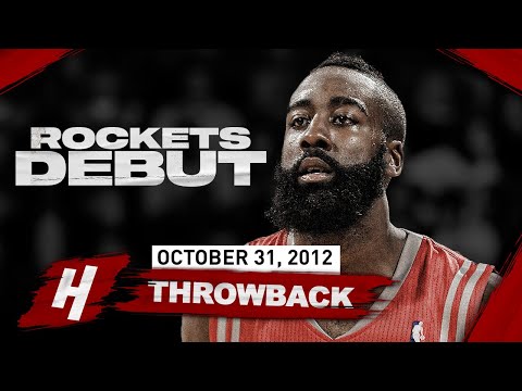 James Harden ROCKETS Debut! 37 Points, 12 Ast Highlights | October 31, 2012