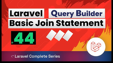 Laravel 10 Tutorial 44 | Query builder - How to create SQL Join Statement in Laravel