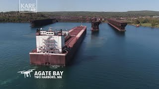KARE in the Air: Two Harbors ore docks