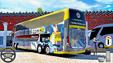 Real Uphill Bus Drive Simulator 3D - Offroad Coach Bus Driving 2025 - Android Gameplay #2