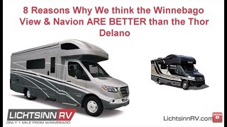 LichtsinnRV.com - 8 Reasons Why the Winnebago View and Navion are Better than the Thor Delano