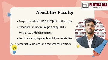 Best Mathematics Optional IAS Coaching@plutusias #upsc
