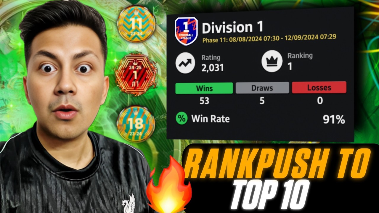 🚨Rankpush In Main Account To Top-10🔥 LIVE