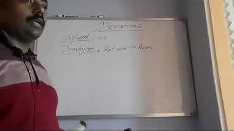 how to handle #unplanned #deviation