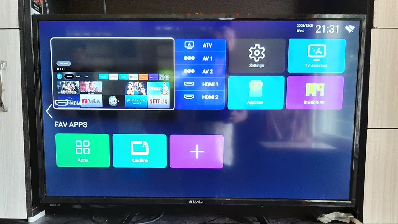 SANSUI HD Smart LED 32 Inch (80 cm) JSW32SKHD (2021 Model Edition) Unboxing