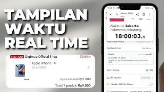 Cara Menampilkan Waktu Jam, Menit, Detik Milidetik Untuk Ikut Flash Sale