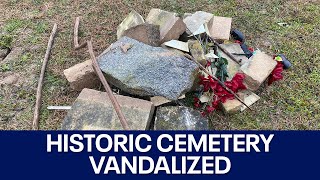 Historic north Austin cemetery vandalized, again | FOX 7 Austin