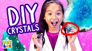 Make Your Own Incredible Easter DIY Crystal Geode Eggs | The UniLab | UniLand Kids STEAM