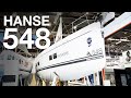 Обзор яхты Hanse 548. Стильный круизер