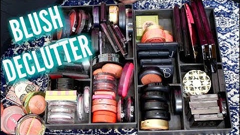 BLUSH DECLUTTER - SAVAGE MAKEUP DECLUTTER 2018