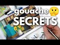Spilling The Tea On GOUACHE Painting Tips Studio Ghibli Study 