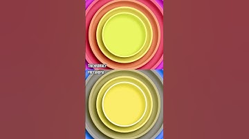 How do those with colour blindness perceive colourful circles?#Shorts #ColourBlind #ColorBlind