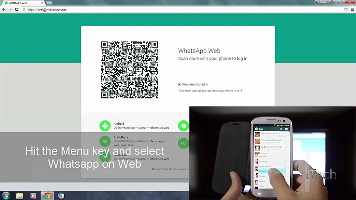 How to Use Whatsapp on Web and Scan QR Code Easily[2015][HD]