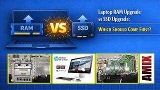 HP AIO 23 q152la Cómo abrir y desarmar / upgrade / Instalación disco SSD y RAM / Limpieza procesador