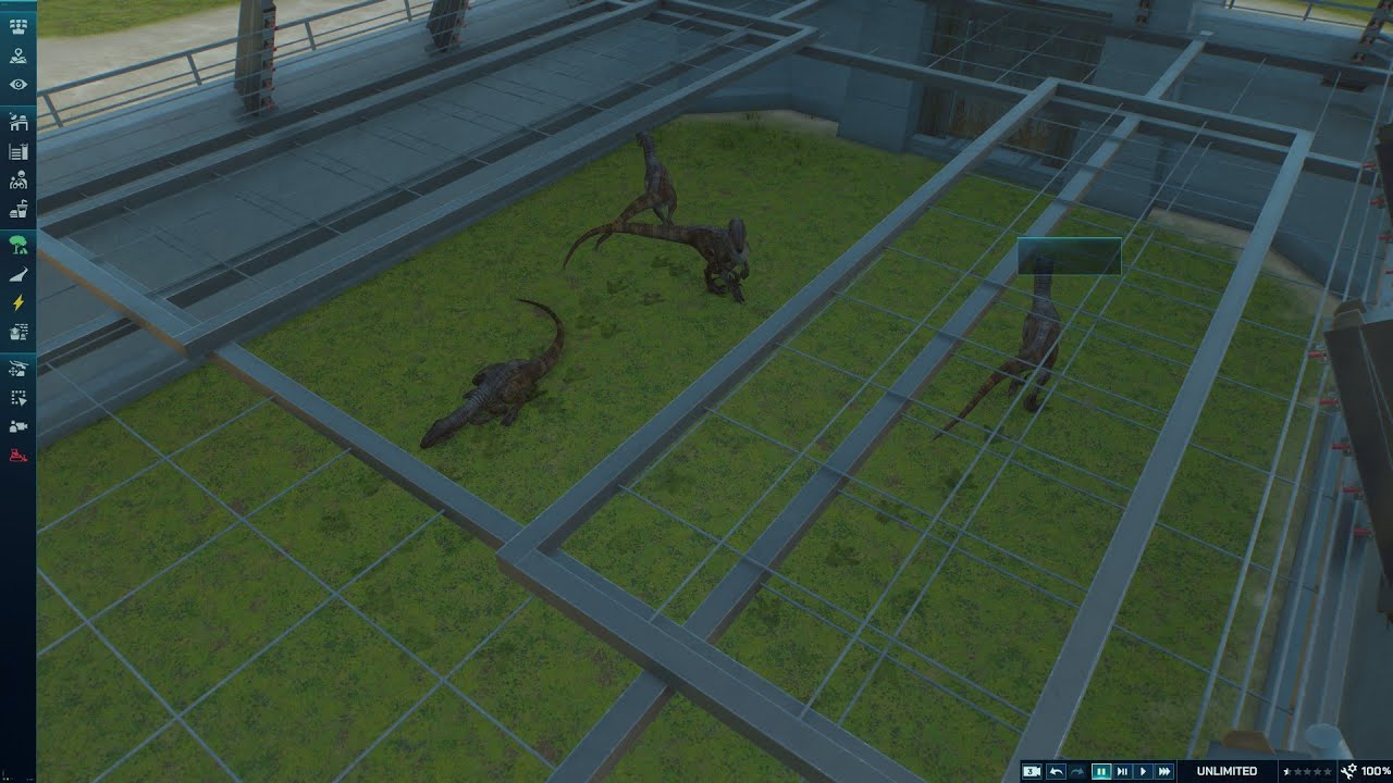 Jw3 Raptor How to have 4 raptors in the Jurassic park raptor paddock in jwe3 - YouTube