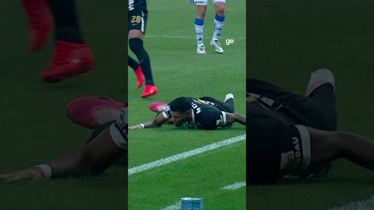 QUEDA FEIA DE RUAN NO COMEÇO DO JOGO ⁣| #shorts | ge.globo